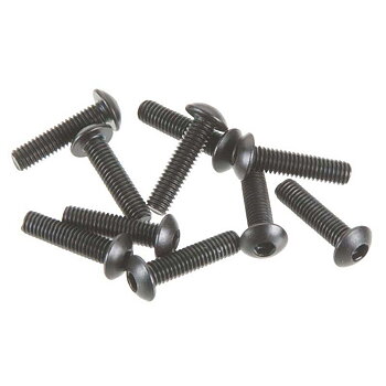 AXIAL Hex Socket Button Head M3x12mm, Black (10)
