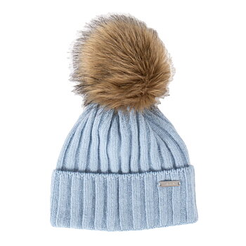 Mössa  Myra, light blue m tofs