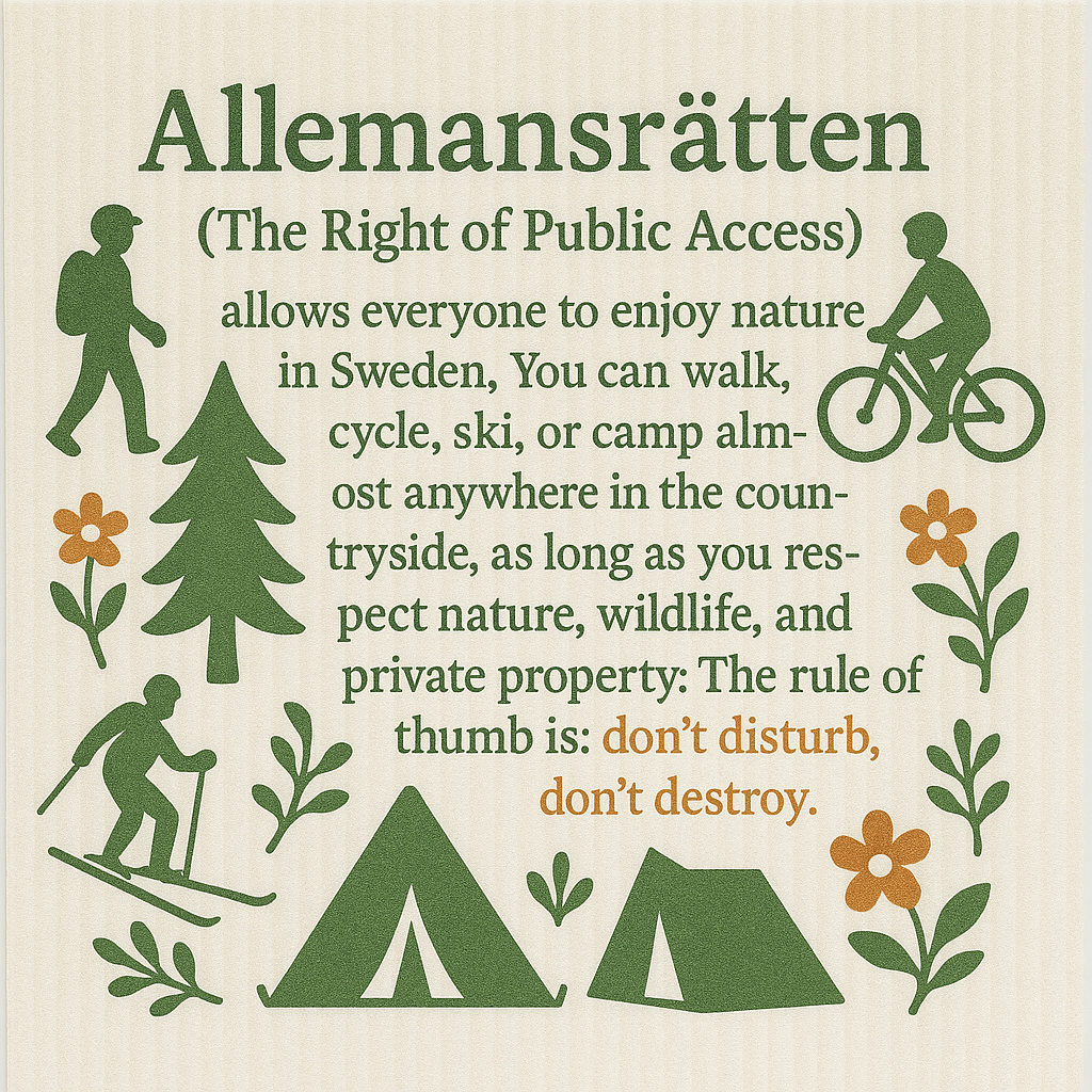 Disktrasa - Allemansrätten
