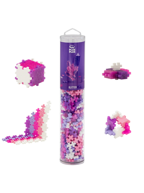 Plus Plus Glitter Färgmix, 240 Bitar - 4