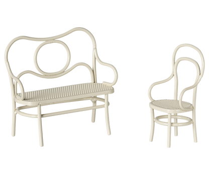 Café set Mouse Small Off white - 2
