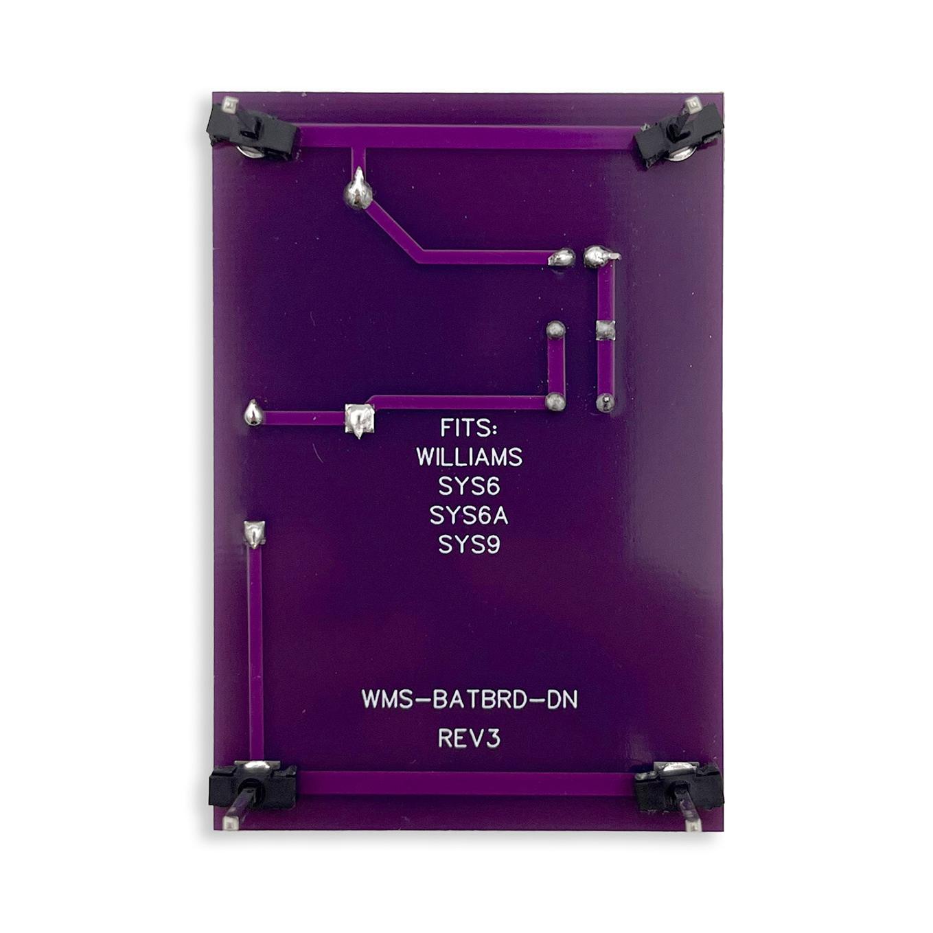 Williams/Bally System 6/6A/9 Battery Upgrade Board - 2