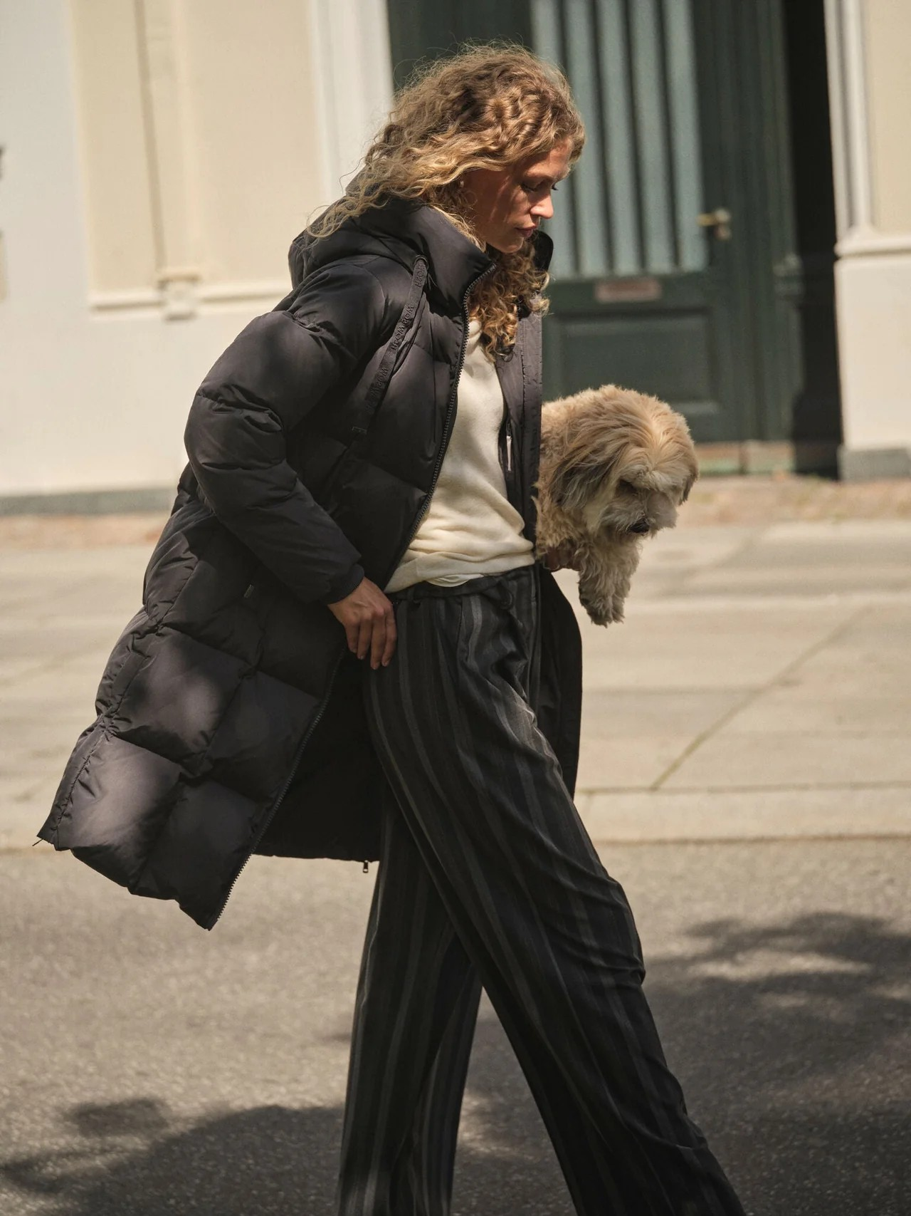 MMNova Square Down Coat - Black - Mos Mosh