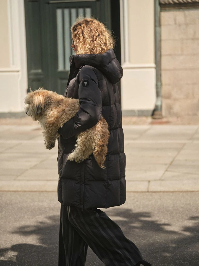 MMNova Square Down Coat - Black - Mos Mosh