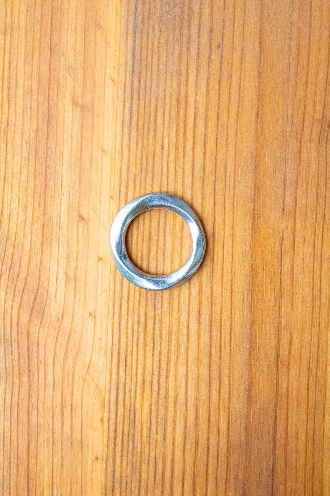 Kobashi Studio - Suzu Twisted Bandana Ring Pewter - 2