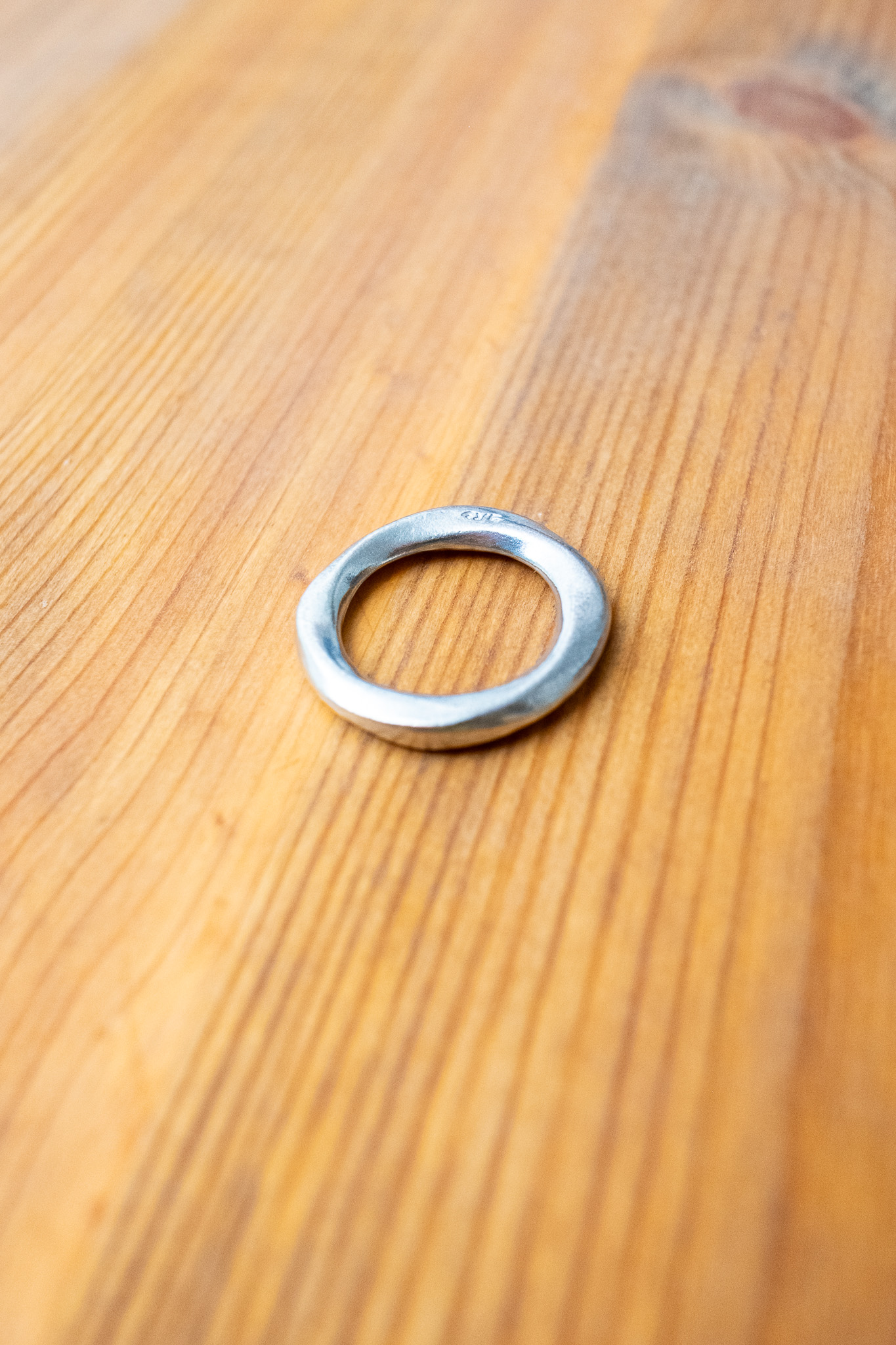 Kobashi Studio - Suzu Twisted Bandana Ring Pewter - 3