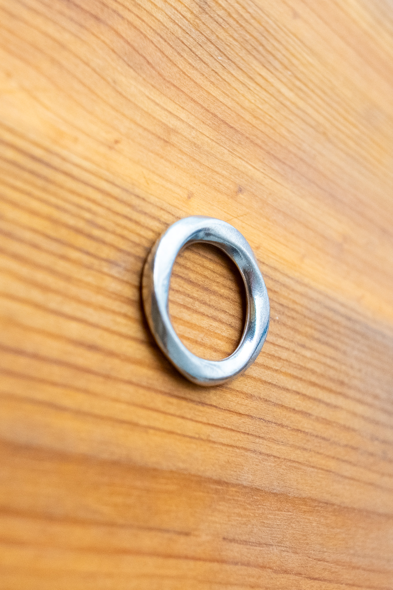 Kobashi Studio - Suzu Twisted Bandana Ring Pewter - 4