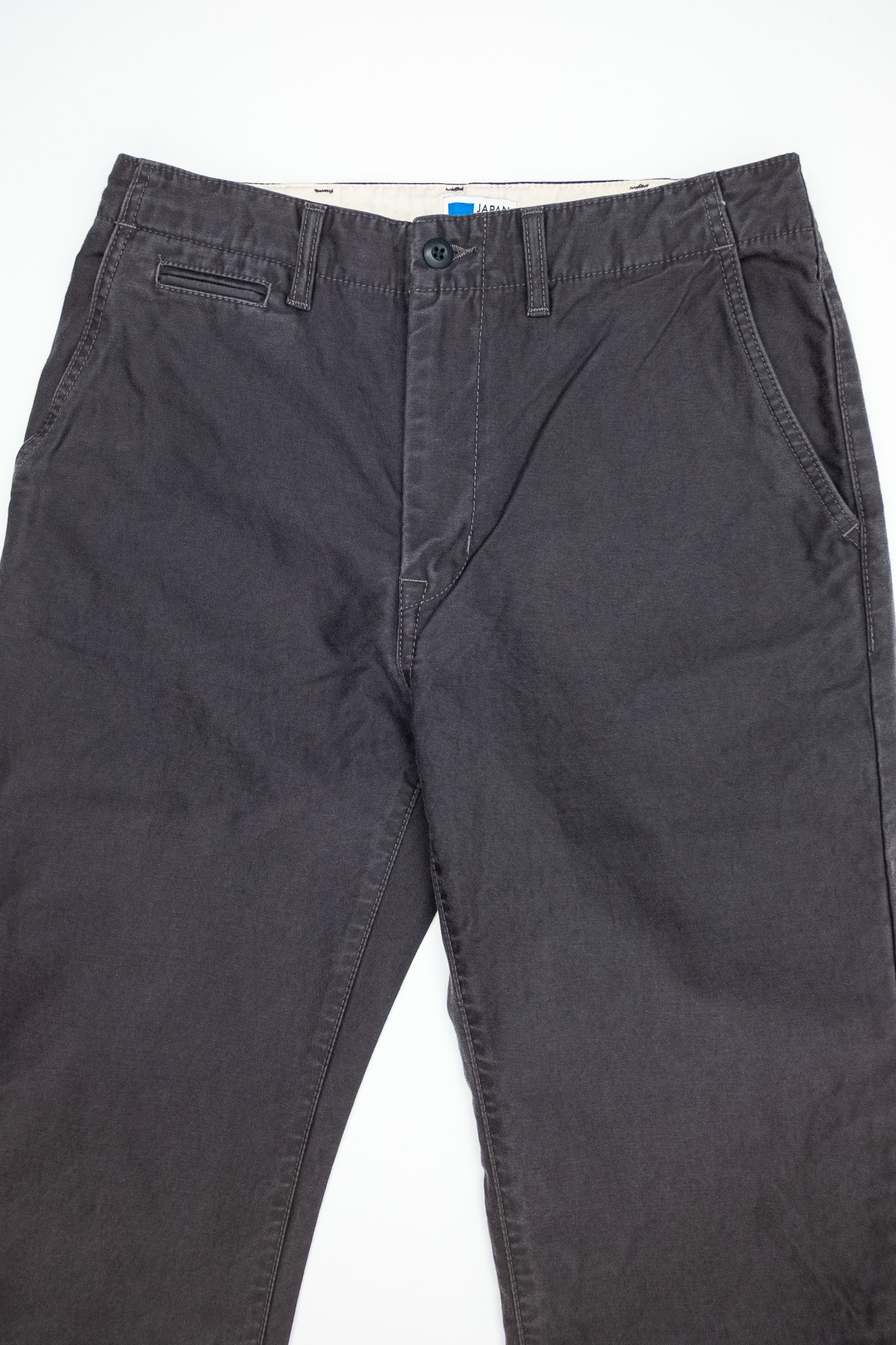 Japan Blue - Regular Fit Cotton Trousers Black - 4