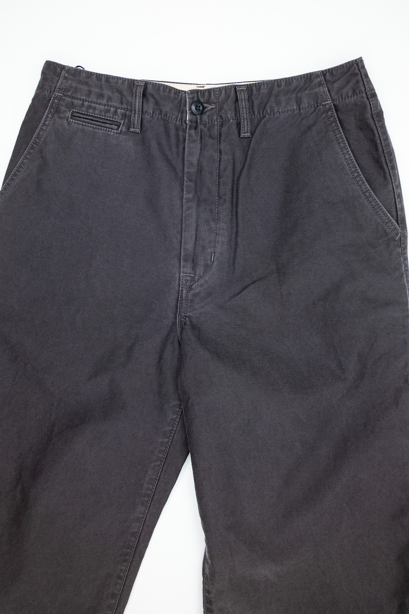 Japan Blue - Wide Fit Cotton Trousers Black - 4