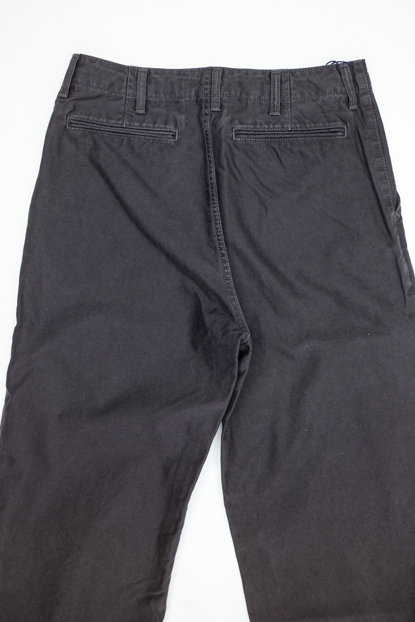 Japan Blue - Wide Fit Cotton Trousers Black - 7