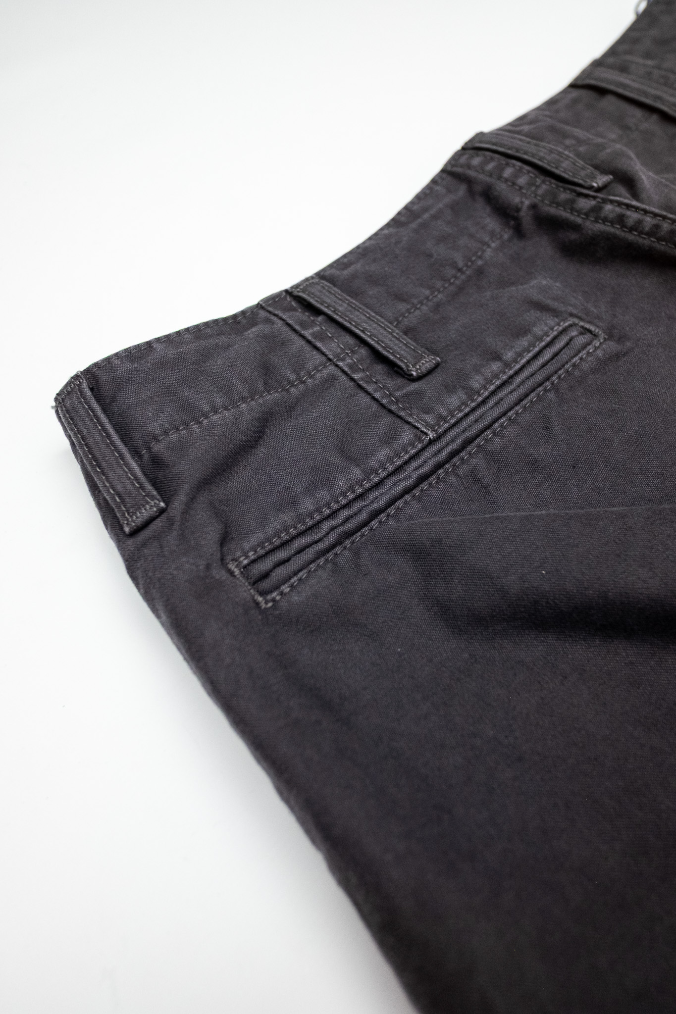 Japan Blue - Wide Fit Cotton Trousers Black - 8