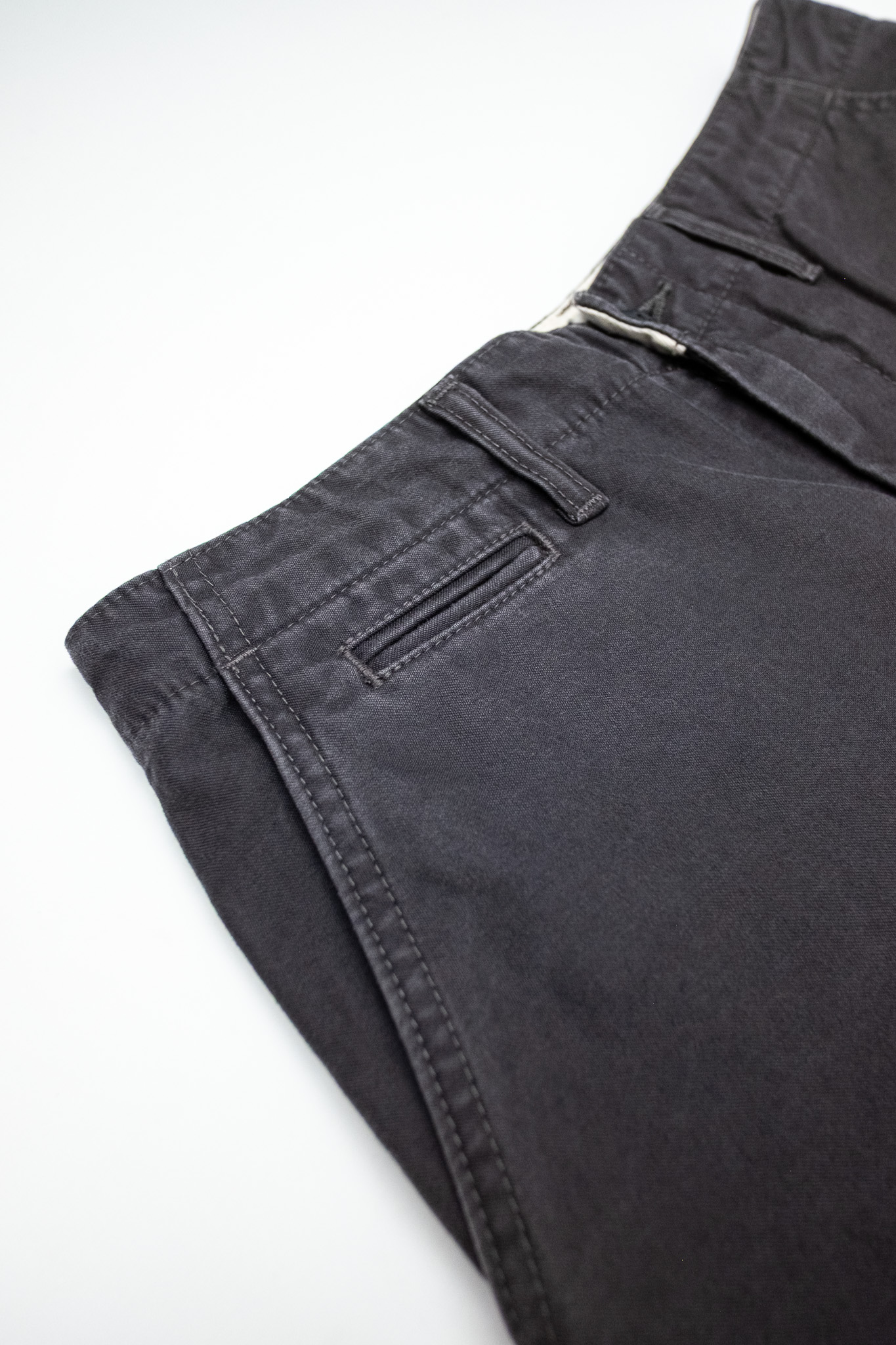 Japan Blue - Wide Fit Cotton Trousers Black - 5