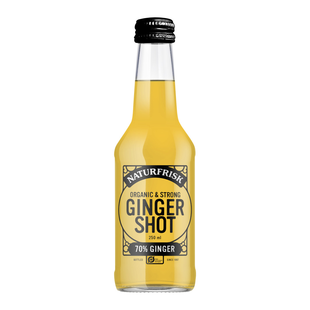 Ginger Shot Organic & Strong - 70% ingefära - 250ml