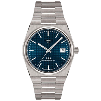 T137.807.44.041.00 Tissot PRX 38 Powermatic 80 Titan blå
