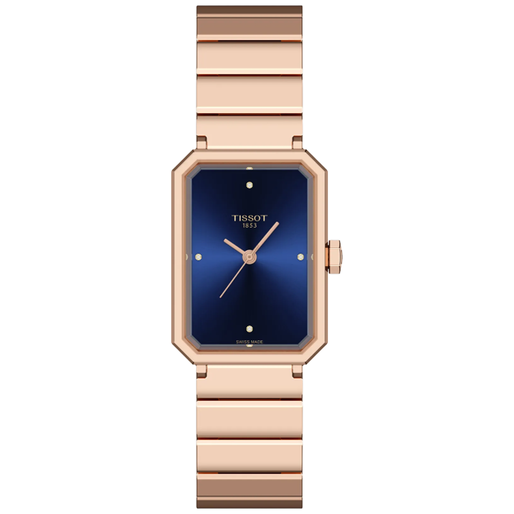 T160.110.33.046.00 Tissot SRV roséguld blå