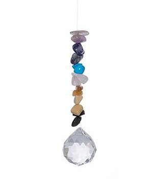 Ädelsten solfångare Chakra Prisma kula shabby chic lantlig stil