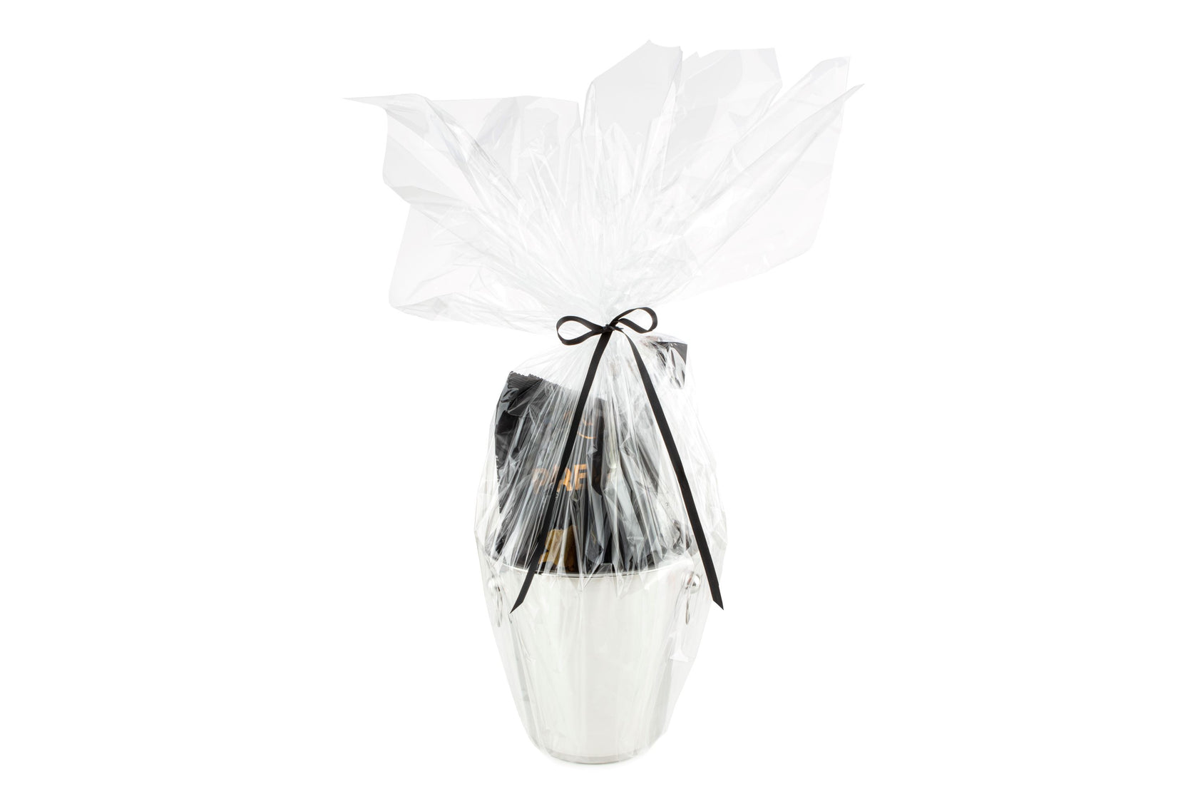 Champagnekylare med alkoholfritt bubbel, chips & tryfflar - 2