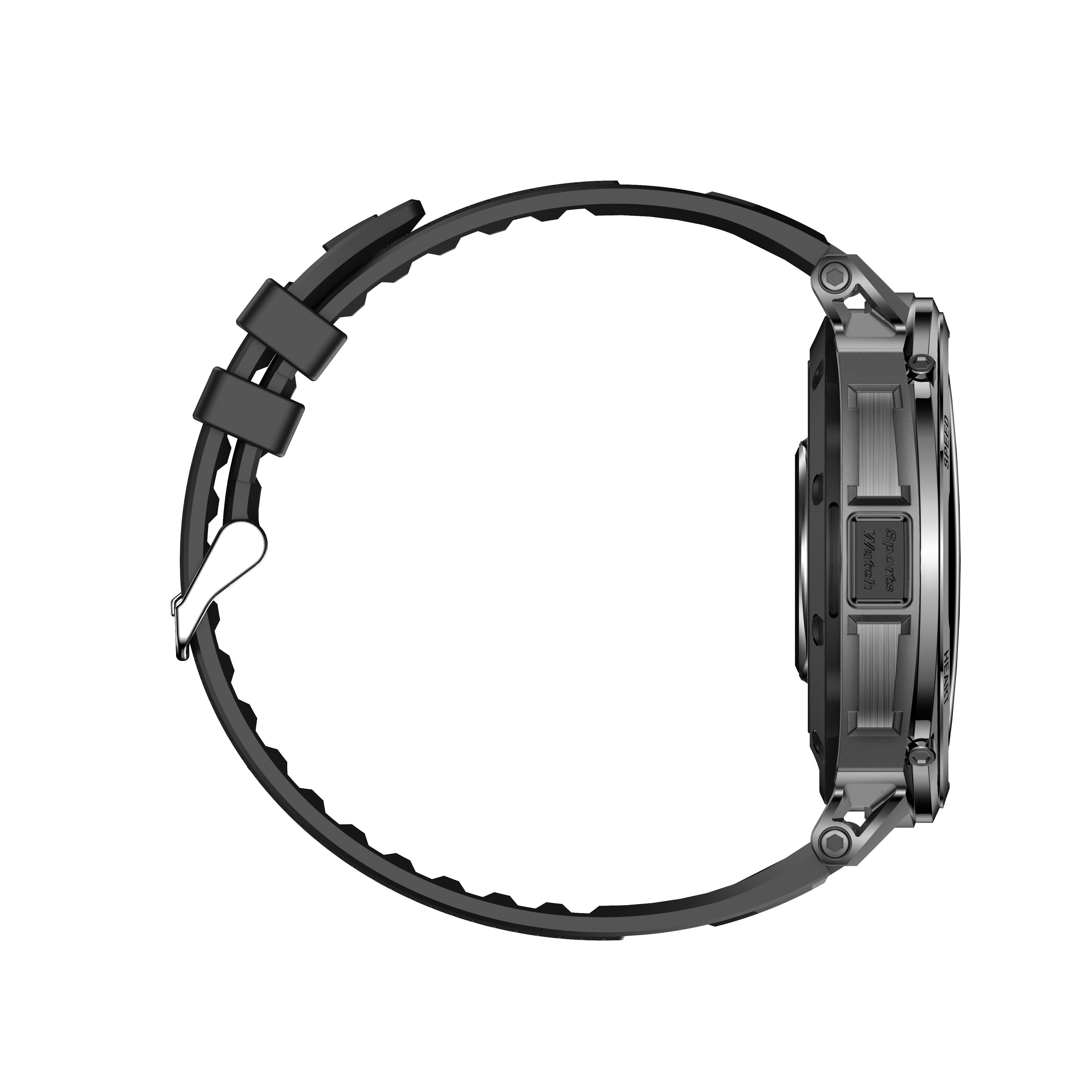 Philippe Palmer Smart Watch LP73 AMOLED Black Rubber - 6