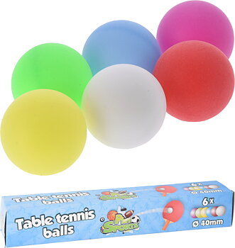 Pingisboll 40mm 6-pack