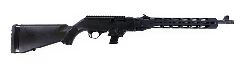 Ruger PC Carbine, 9 mm, fluted barrel, gänga ½"-28, 18,62" pipa