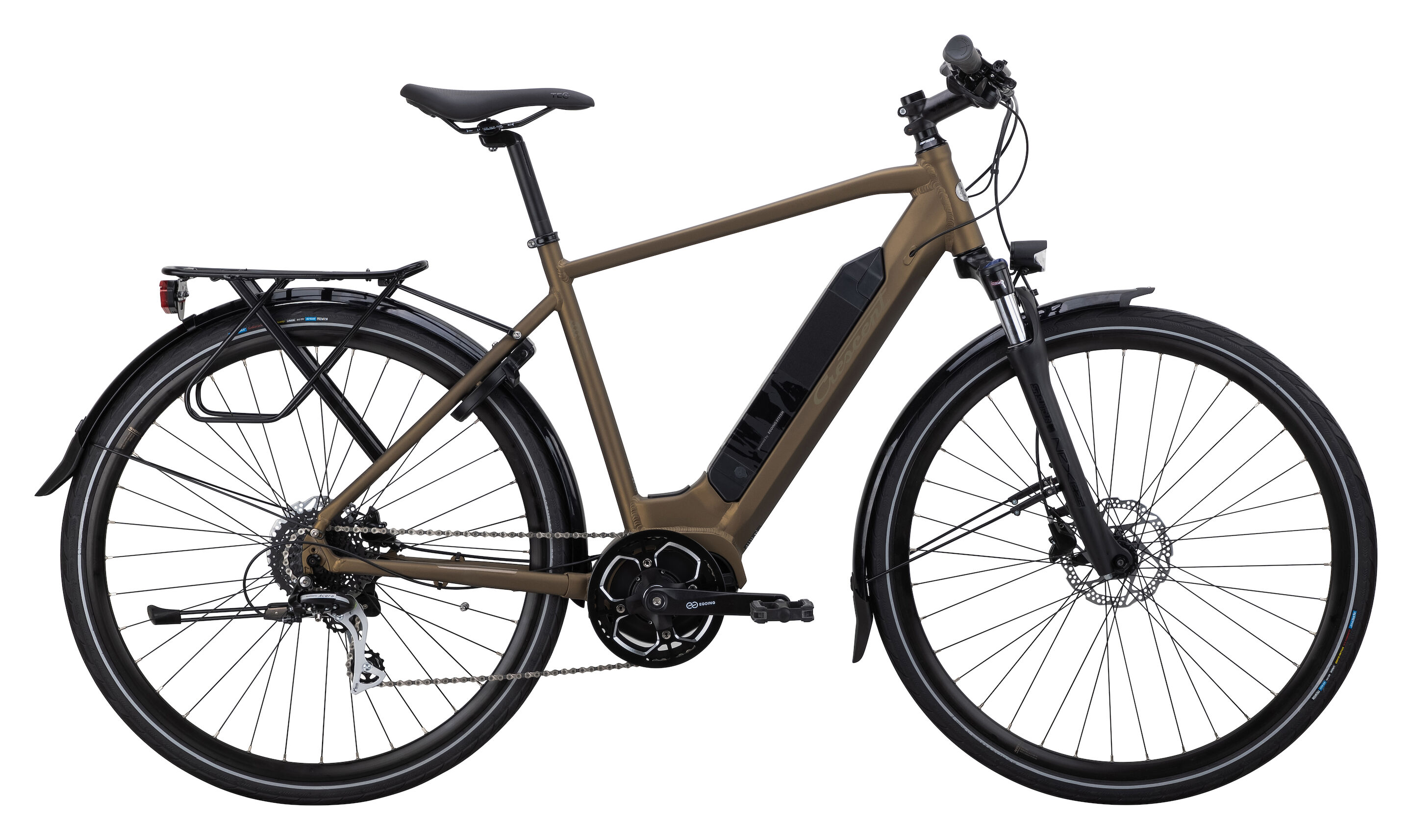 Elcykel Crescent ELis 8vxl - Forest brown