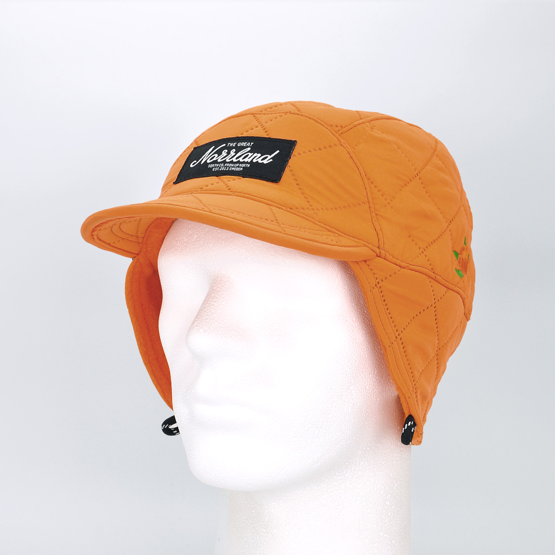 SQRTN - Kiruna Quilted Cap Orange