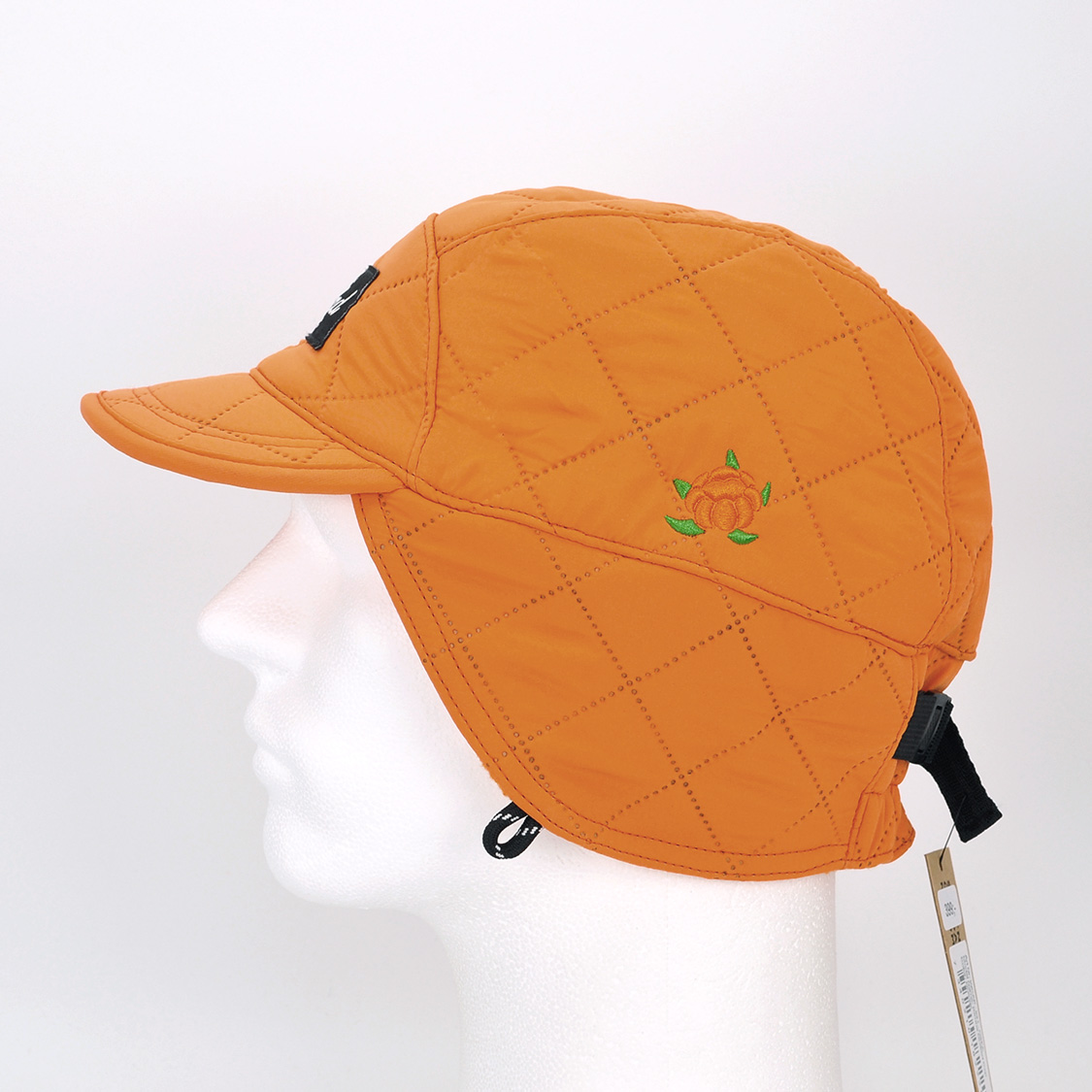 SQRTN - Kiruna Quilted Cap Orange - 2