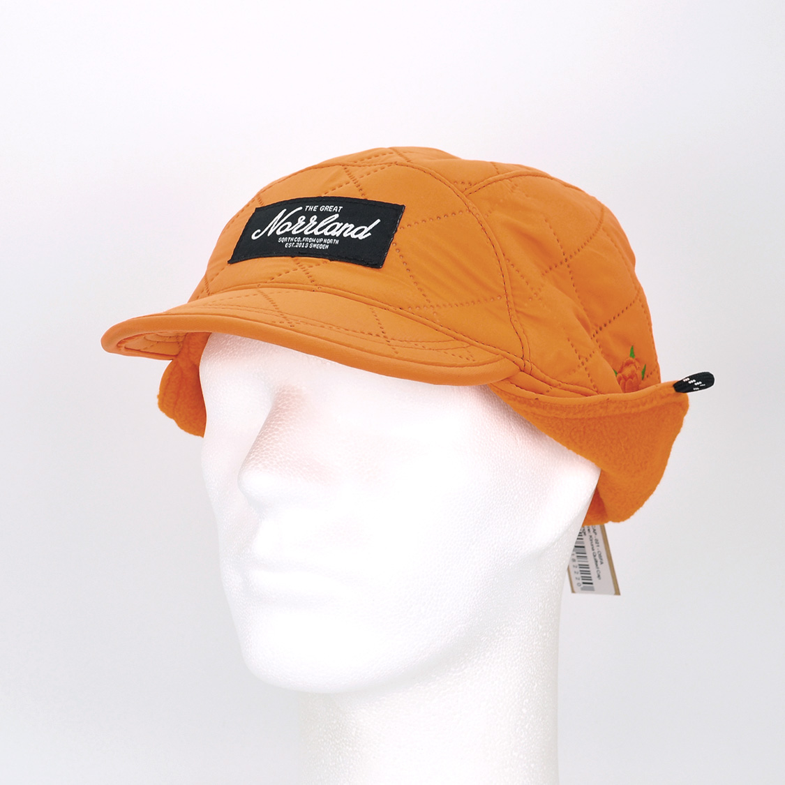 SQRTN - Kiruna Quilted Cap Orange - 4