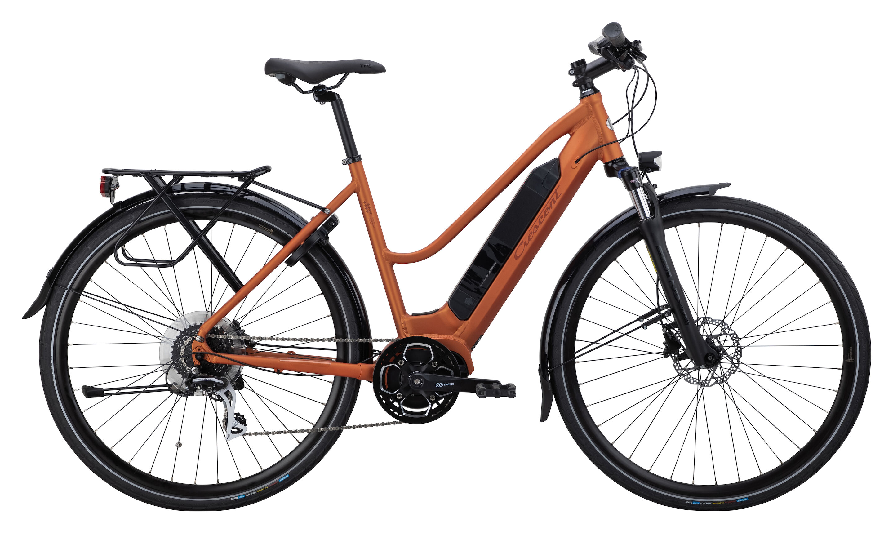 Elcykel Crescent ELly 8vxl - Orange lava