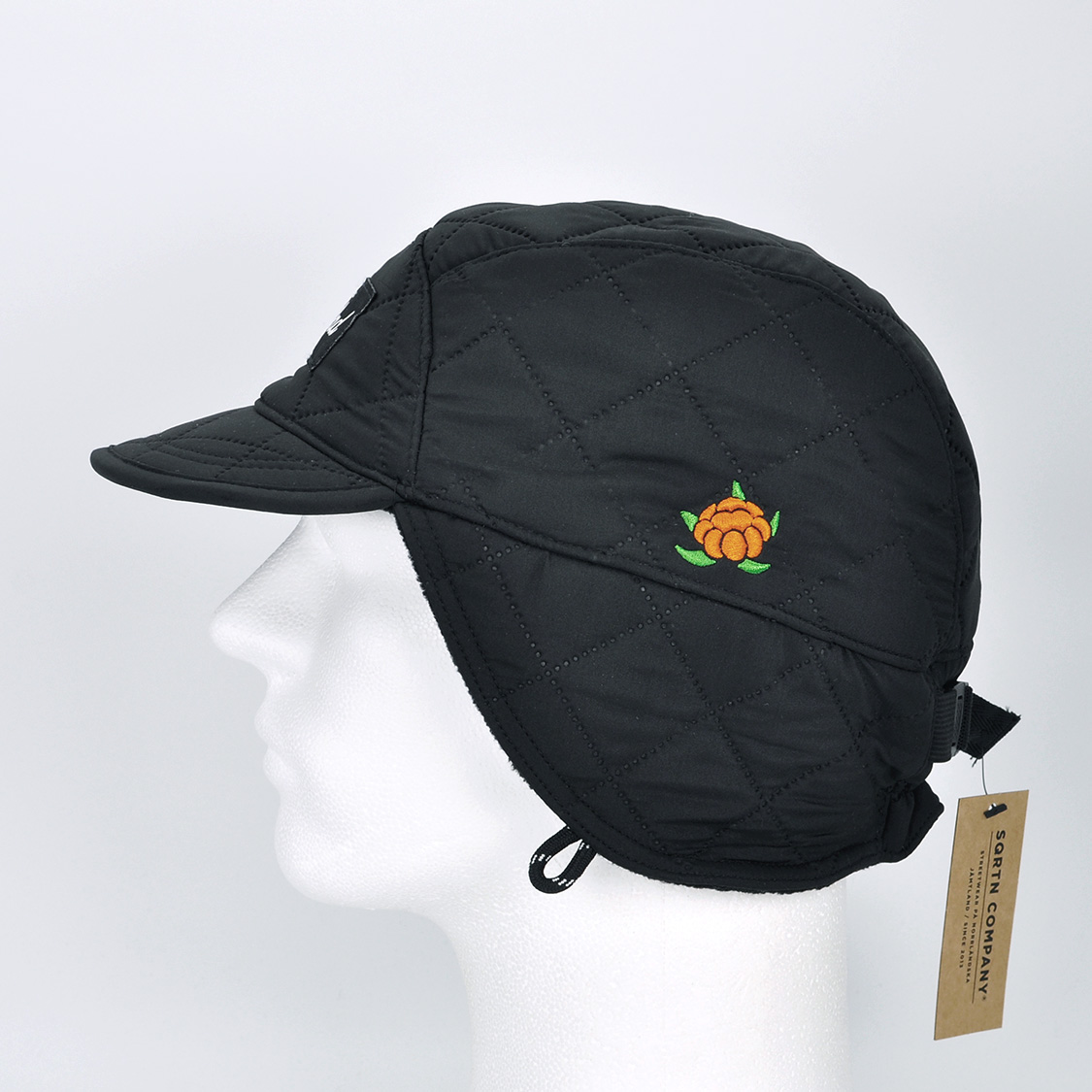 SQRTN - Kiruna Quilted Cap Black - 2