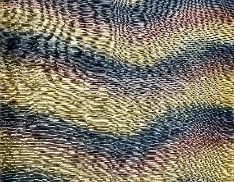 Plisserad Batik Vintage - 2