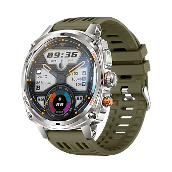 Philippe Palmer Smart Watch LP73 AMOLED Green Rubber