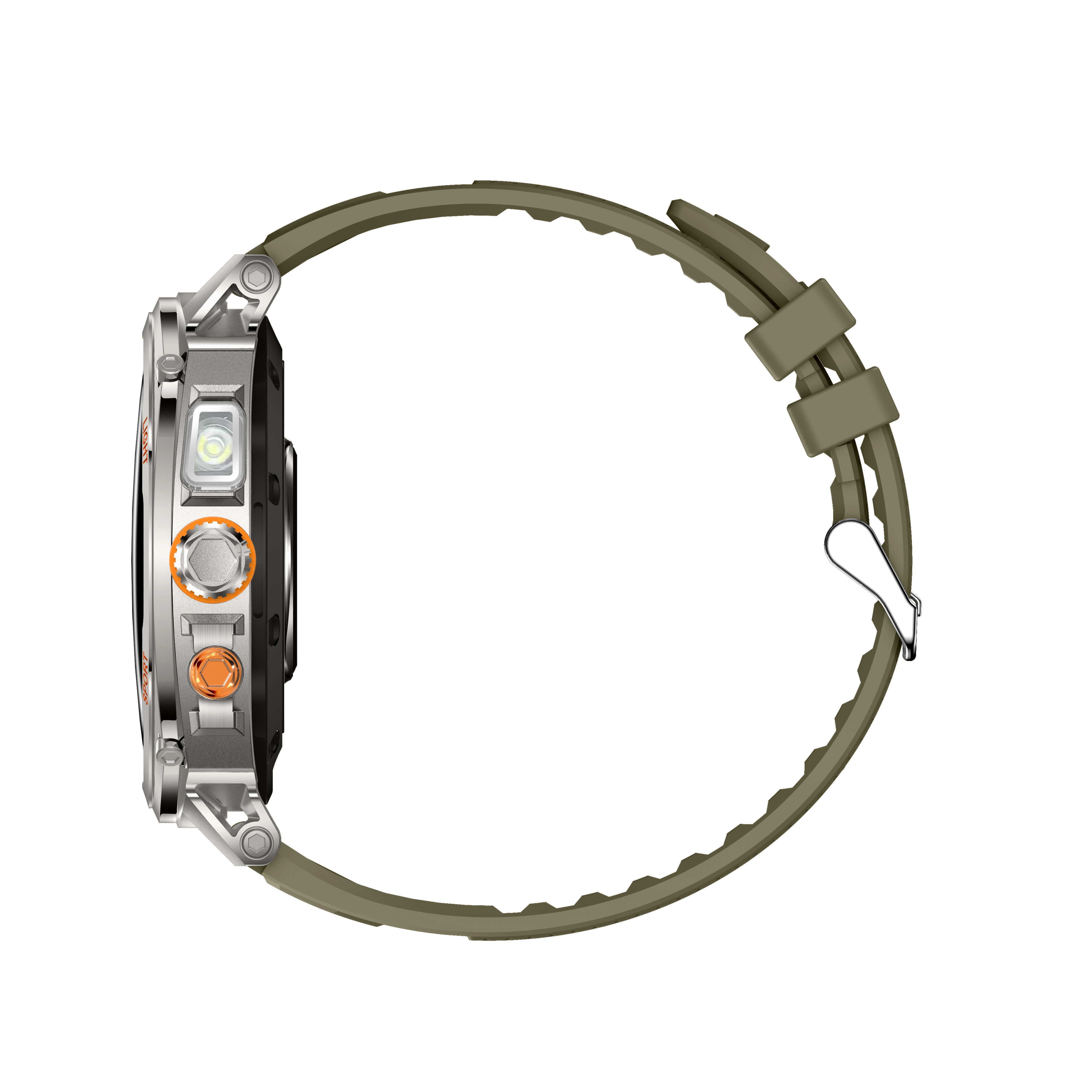 Philippe Palmer Smart Watch LP73 AMOLED Green Rubber - 5