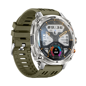 Philippe Palmer Smart Watch LP73 AMOLED Green Rubber
