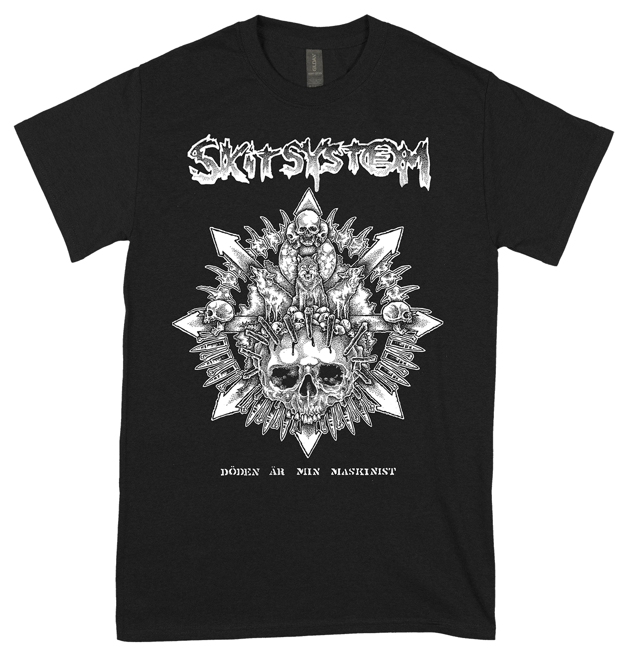 SKITSYSTEM - Döden är min Maskinist T-shirt