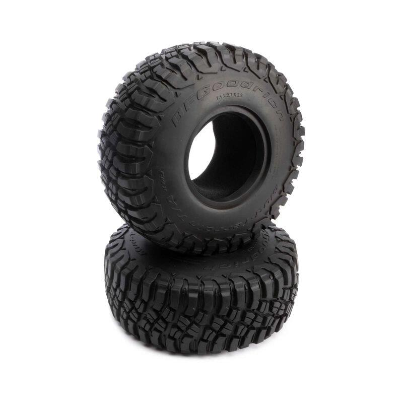 AXIAL 2.9inch BFGoodrich Mud Terrain KM3 with Inserts (2)