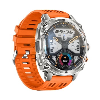 Philippe Palmer Smart Watch LP73 AMOLED Orange Rubber