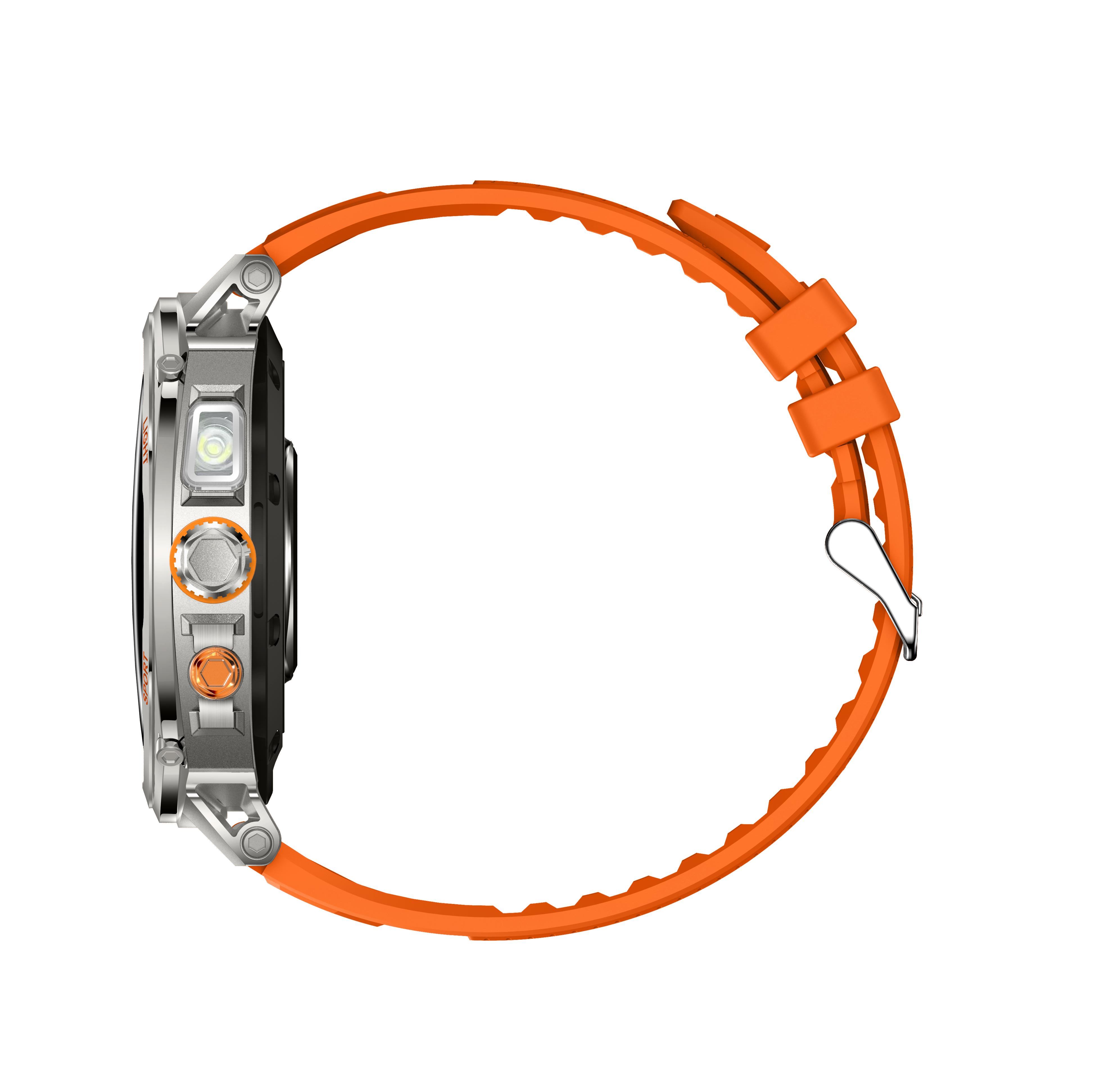 Philippe Palmer Smart Watch LP73 AMOLED Orange Rubber - 5
