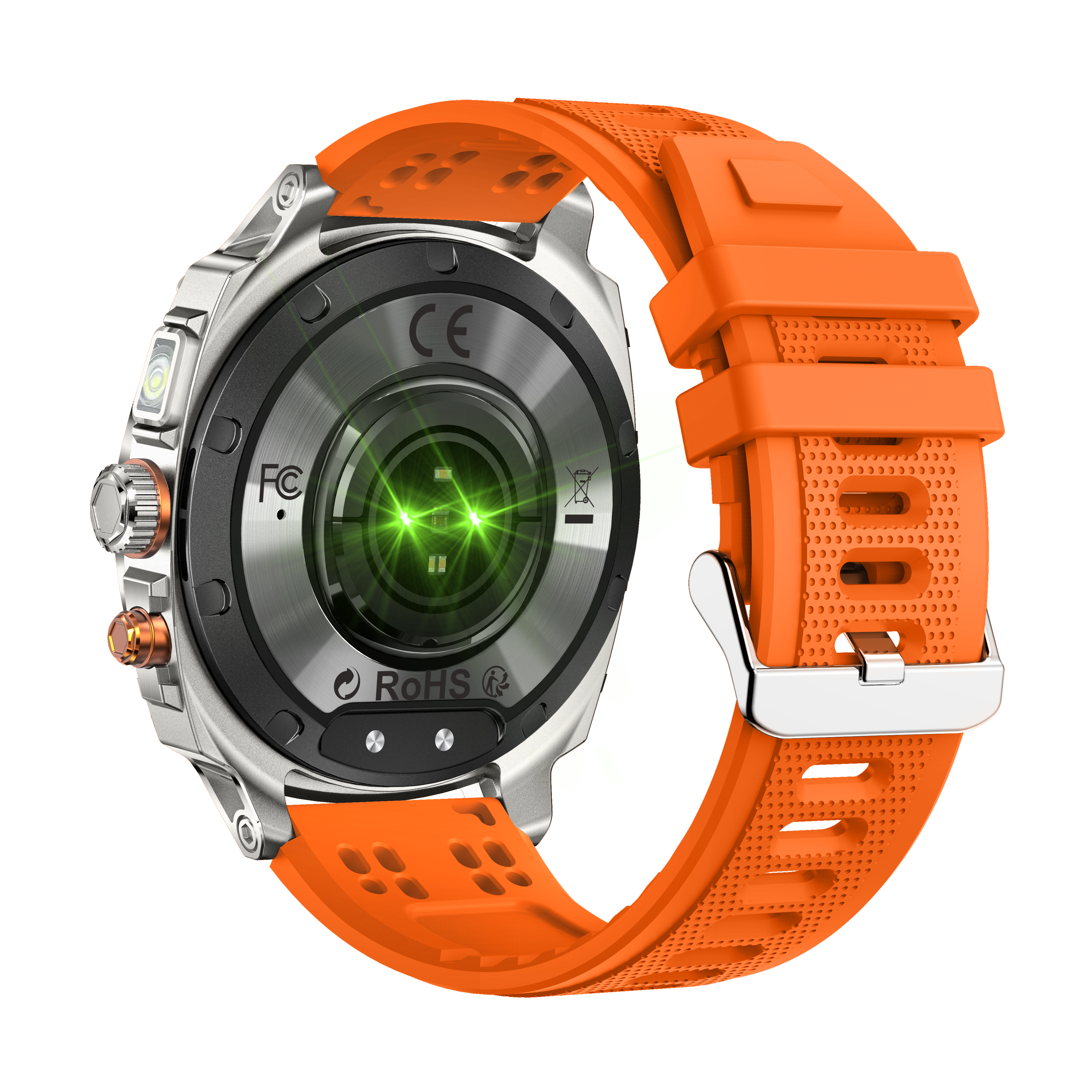 Philippe Palmer Smart Watch LP73 AMOLED Orange Rubber - 4