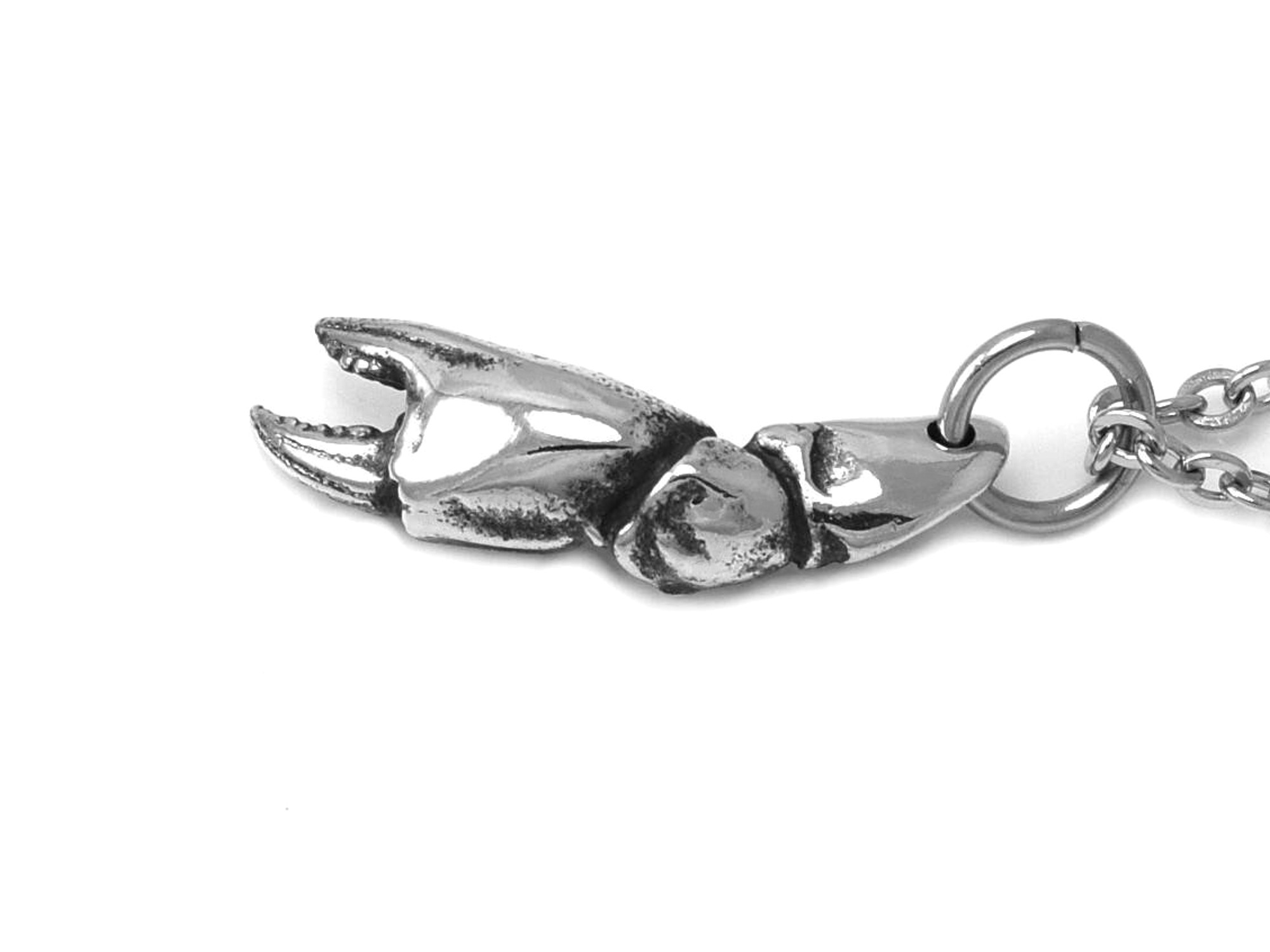 Krabbklo Halsband, Handgjort Krabb Smycke - 2