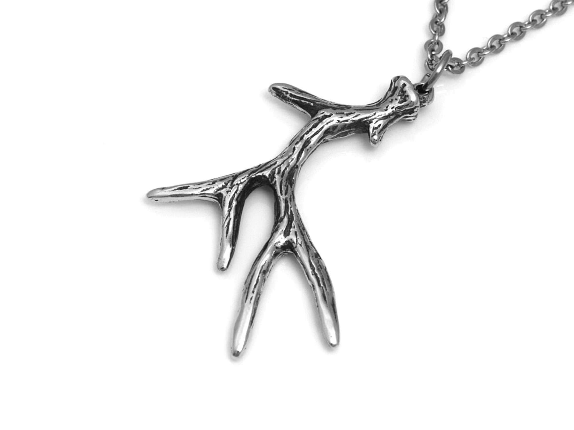 Hjorthorn Halsband, Handgjort Hjort Smycke - 2