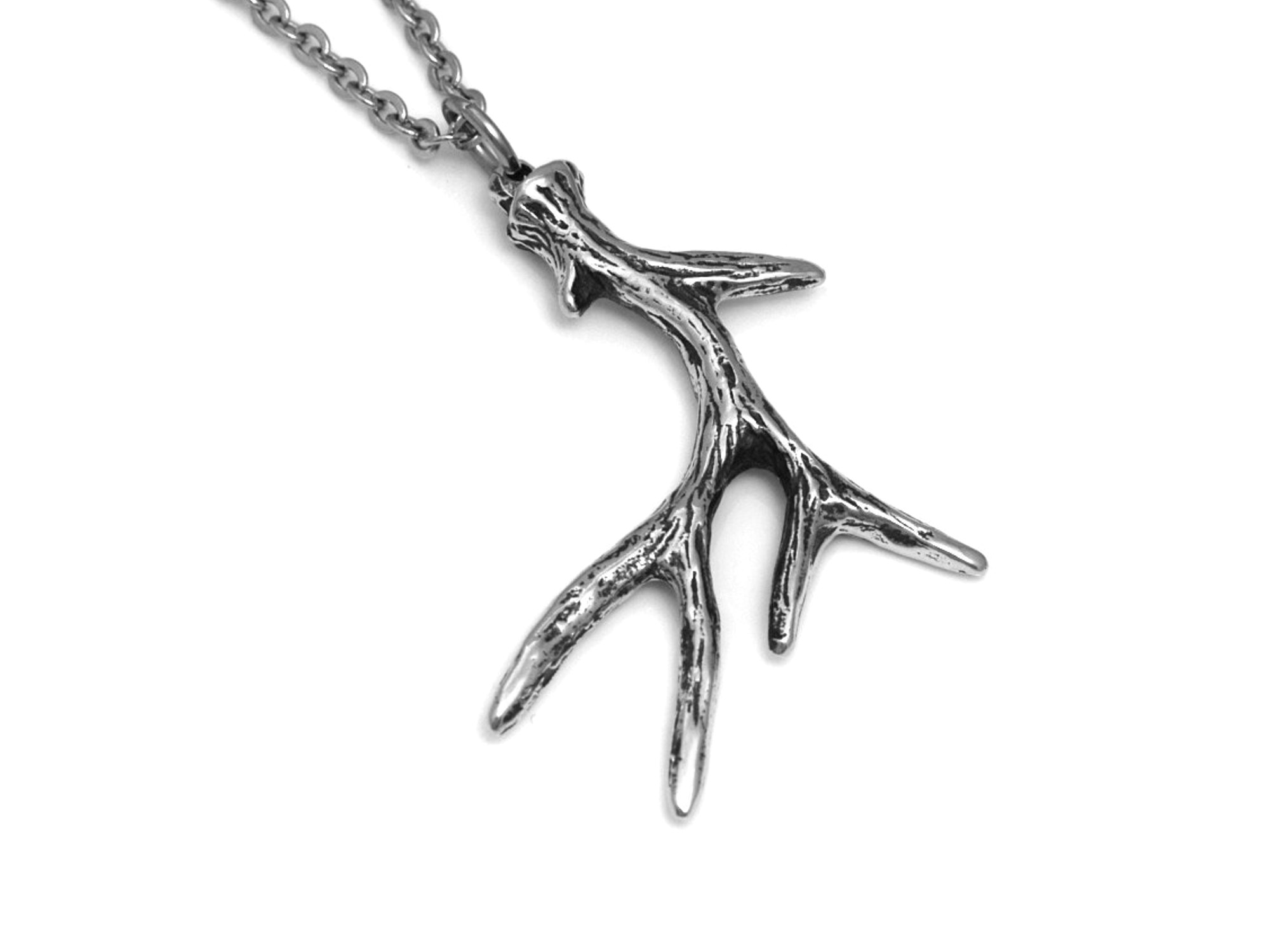 Hjorthorn Halsband, Handgjort Hjort Smycke - 3