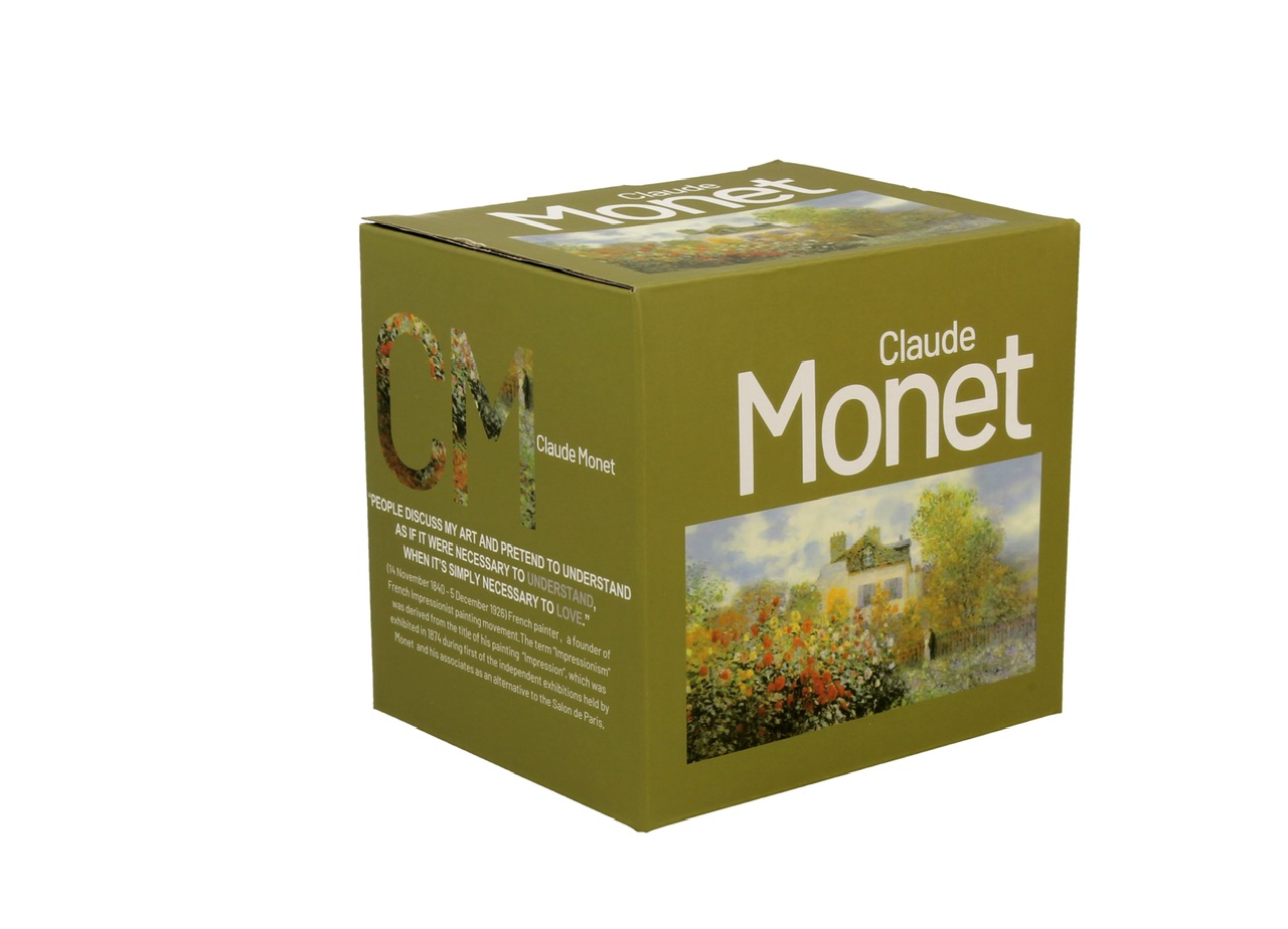 Claude Monet : The Garden at Argenteuil - Mugg Barrel med tesil och lock i presentask - 4