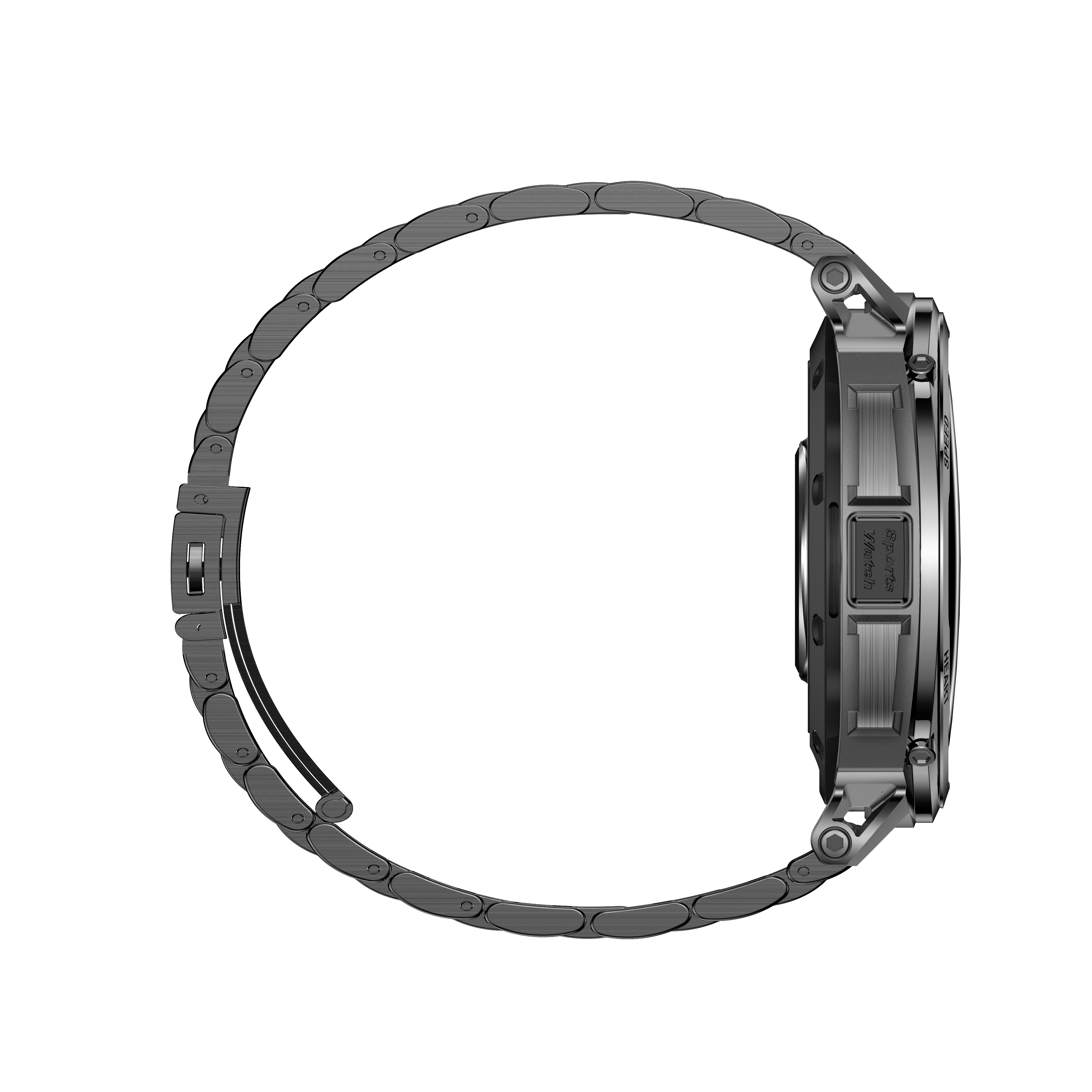 Philippe Palmer Smart Watch LP73 AMOLED Black Steel - 6