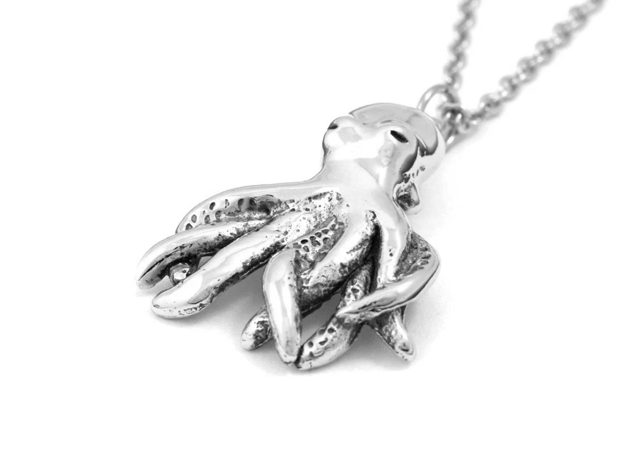 Bläckfisk Halsband, Handgjort Djur Smycke - 2