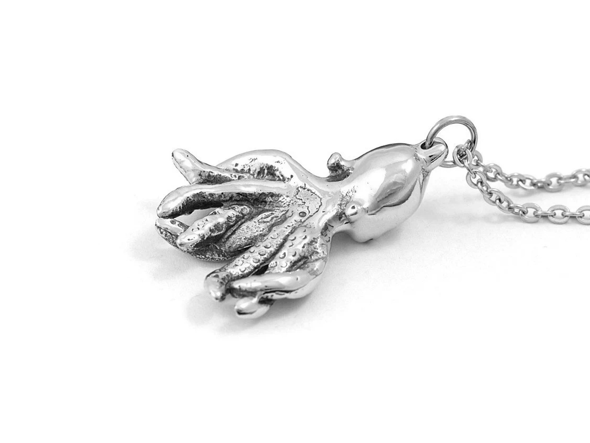 Bläckfisk Halsband, Handgjort Djur Smycke - 4