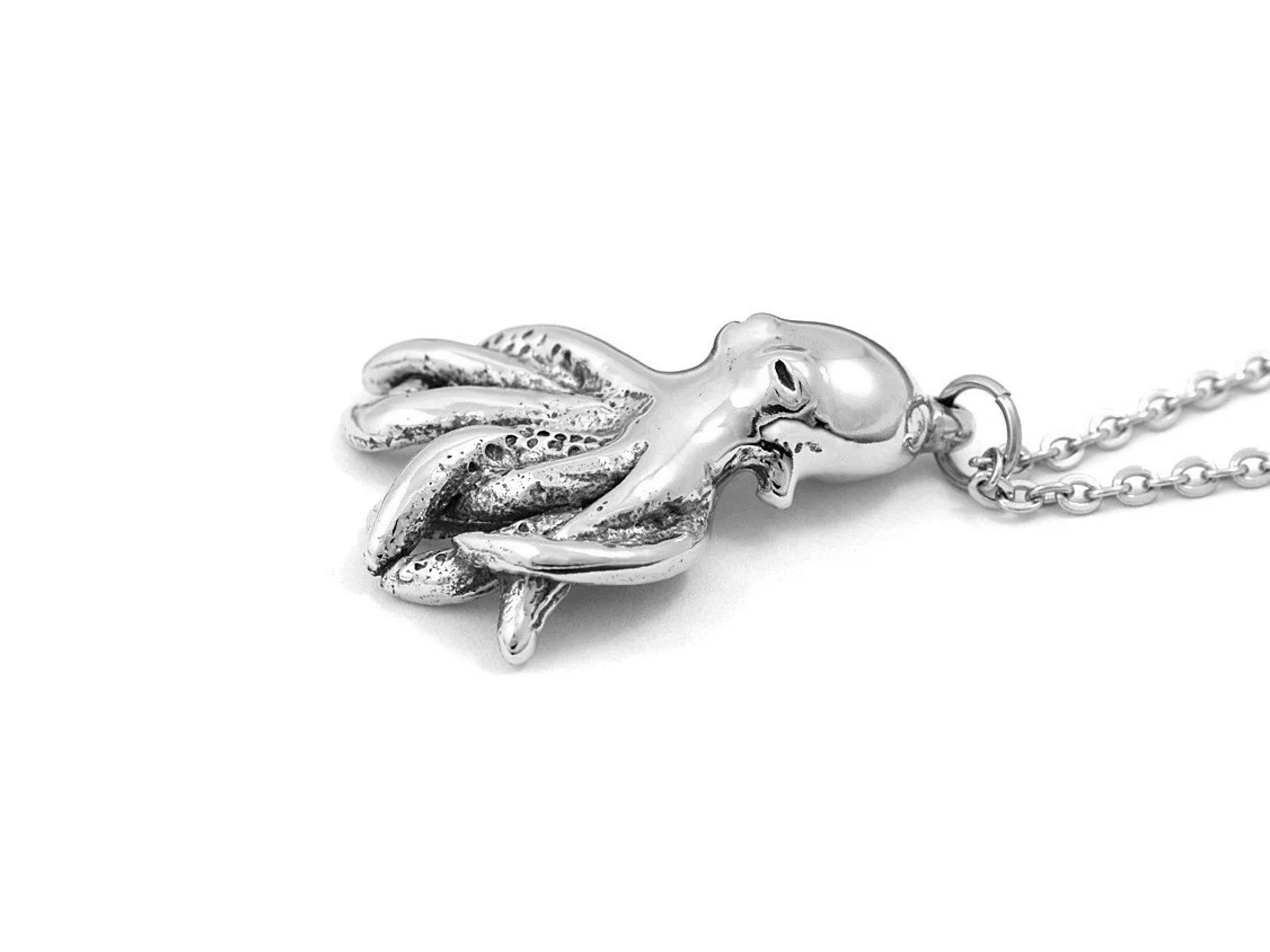 Bläckfisk Halsband, Handgjort Djur Smycke - 3