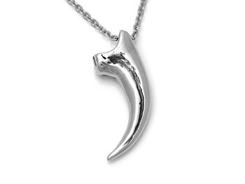 Velociraptorklo Halsband, Handgjort Dinosaurie Smycke