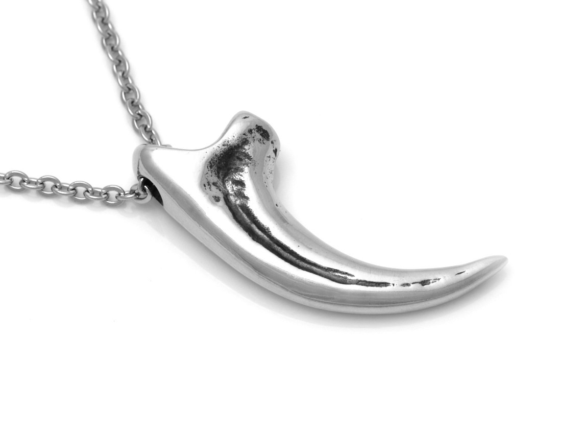 Velociraptorklo Halsband, Handgjort Dinosaurie Smycke - 2