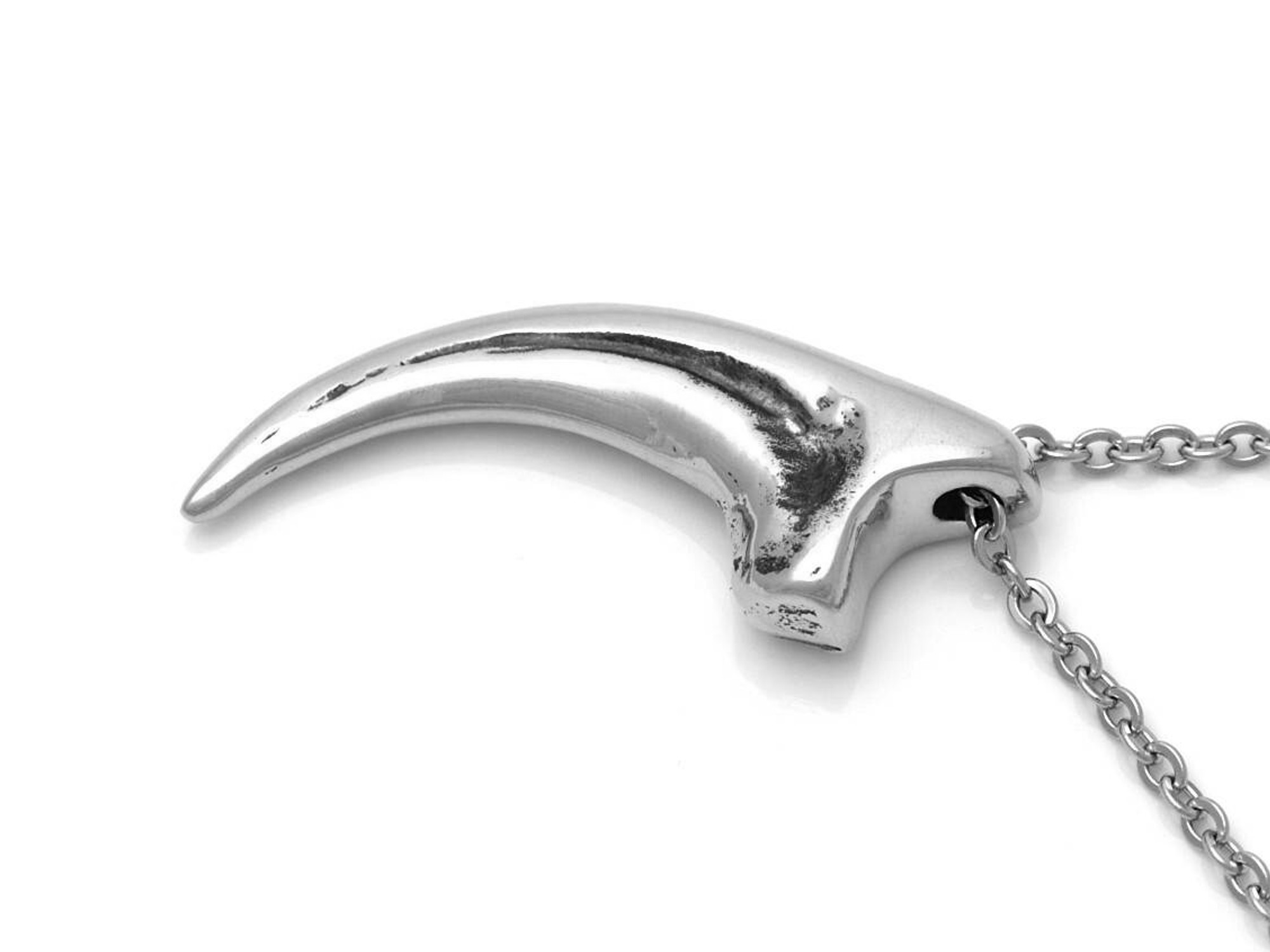 Velociraptorklo Halsband, Handgjort Dinosaurie Smycke - 4